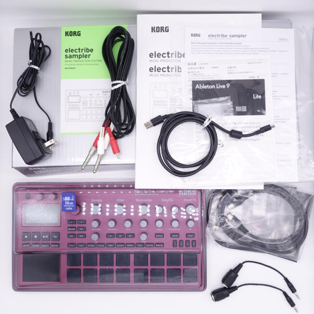 electribe sampler KORG ◆カバー、SDカード、配線類付属◆