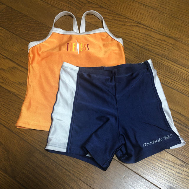 Reebok(リーボック)のティップネス水着130 キッズ/ベビー/マタニティのキッズ服女の子用(90cm~)(水着)の商品写真