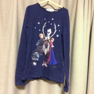 エイチアンドエム(H&M)のアナと雪の女王 Tシャツ  H &M  140センチ ディズニー(Tシャツ/カットソー)