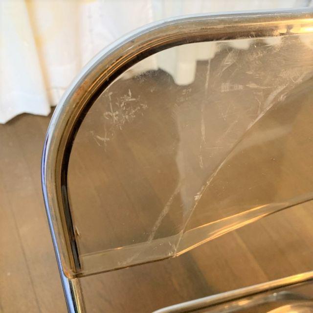 ⑩ 希少ブラウン!!! CASTELLI PLIA 折り畳み椅子 インテリア/住まい/日用品の椅子/チェア(折り畳みイス)の商品写真