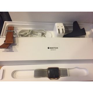 アップルウォッチ(Apple Watch)の【ありきゅん様専用】【美品】apple watch series3(腕時計(デジタル))