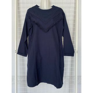 ショコラフィネローブ(chocol raffine robe)の新品未使用 ＊ フリンジ ワンピース(ひざ丈ワンピース)