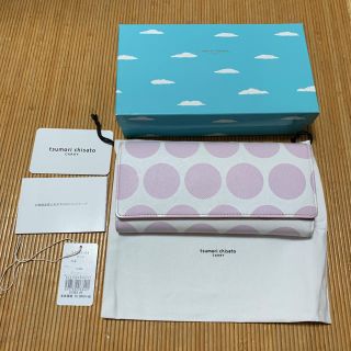 ツモリチサト(TSUMORI CHISATO)のツモリチサト 長財布 ピンク ドット ネコ　CAT  (財布)