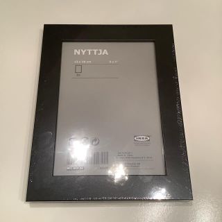 イケア(IKEA)の新品 IKEA 写真 フレーム 13×18 2枚セット黒 NYTTJA(フォトフレーム)