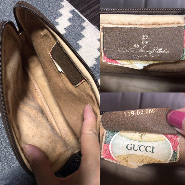 Gucci(グッチ)の【本日最終】★OLD GUCCI★斜め掛けショルダーバッグ★used良品 メンズのバッグ(ショルダーバッグ)の商品写真