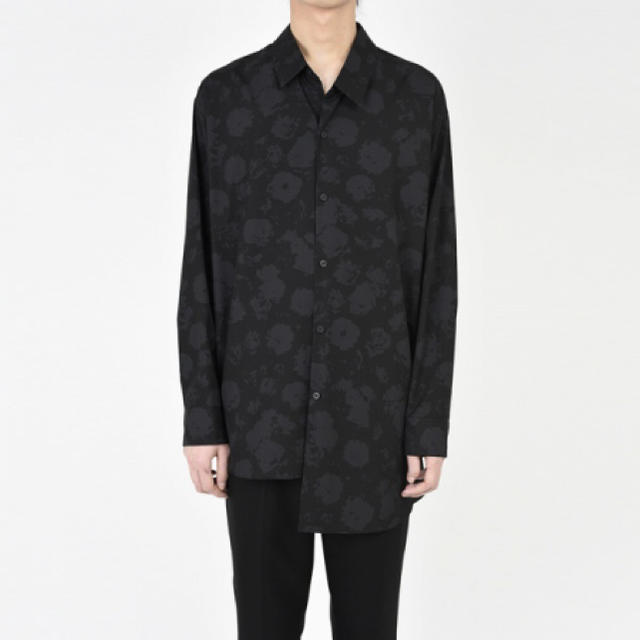 LAD MUSICIAN(ラッドミュージシャン)のASYMMETRY SHIRT BROAD ROSE MIX メンズのトップス(シャツ)の商品写真