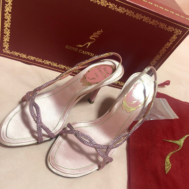 RENE CAOVILLA(レネカオヴィラ)のレネカオヴィラ   サンダル 未使用 34 レディースの靴/シューズ(サンダル)の商品写真