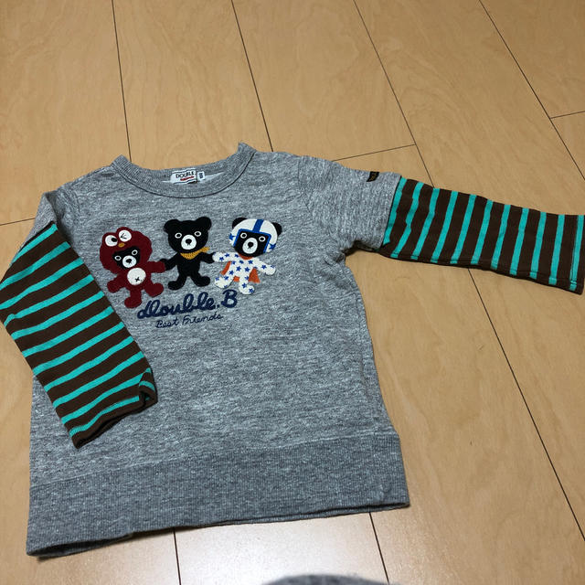 DOUBLE.B(ダブルビー)のDOUBLE.B  100ｾﾝﾁ キッズ/ベビー/マタニティのキッズ服男の子用(90cm~)(Tシャツ/カットソー)の商品写真