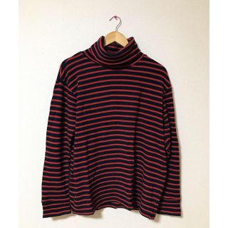 アナクロノーム(anachronorm)の【美品】VOO THERMAL TURTLE  NAVY × RED(Tシャツ/カットソー(七分/長袖))