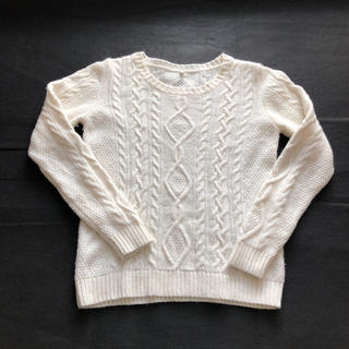 ムジルシリョウヒン(MUJI (無印良品))のセーター  ニット　（オフホワイト）(ニット/セーター)