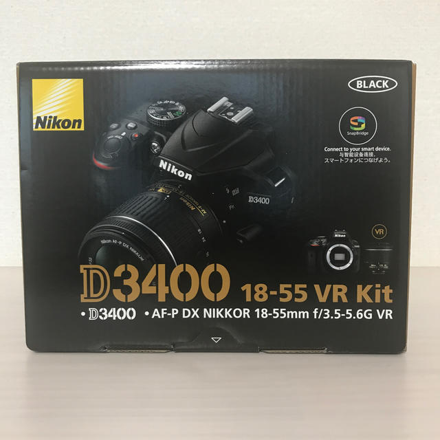 Nikon(ニコン)のNikon D3400 新品未開封 スマホ/家電/カメラのカメラ(デジタル一眼)の商品写真