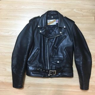 ショット(schott)のSchott ダブル ライダース 618 ショット 革ジャン レザー(ライダースジャケット)