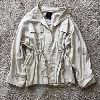 ダブルクローゼット(w closet)のw closet サファリシャツ ジャケット ビッグシルエット (シャツ/ブラウス(長袖/七分))