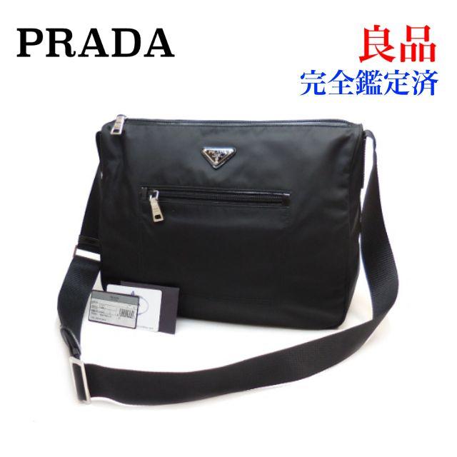 PRADA(プラダ)の良品 PRADA プラダ ナイロン ショルダーバッグ BT0714 黒 レディースのバッグ(ショルダーバッグ)の商品写真