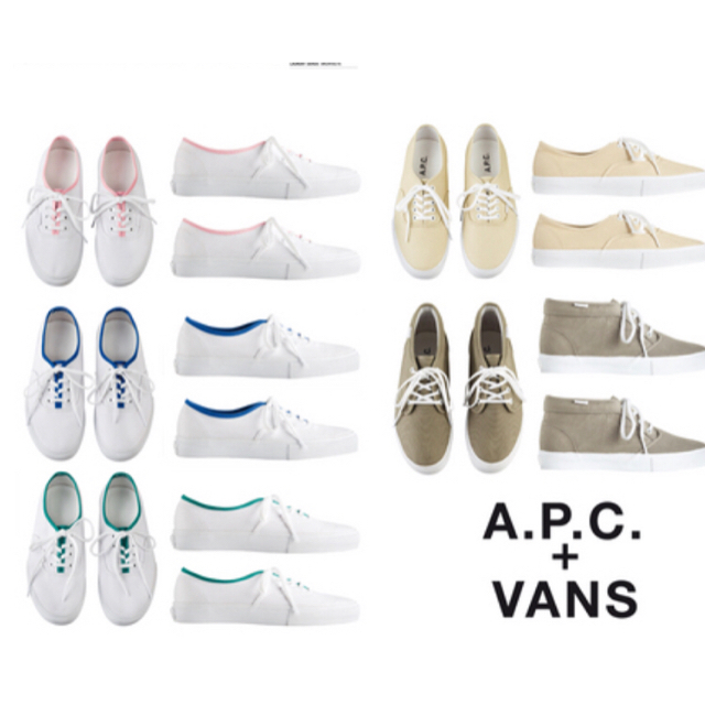 A.P.C VANS VAULTコラボ オーセンティック スニーカー