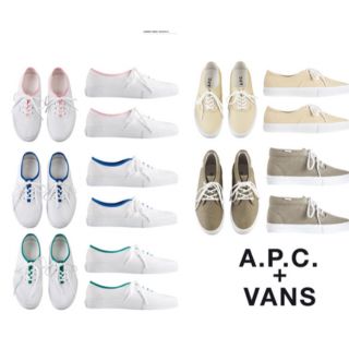 ヴァンズ(VANS)のA.P.C VANS VAULTコラボ オーセンティック スニーカー(スニーカー)