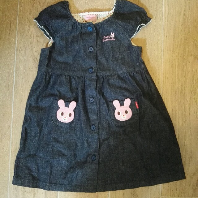 mikihouse(ミキハウス)のミキハウス　ワンピース100 キッズ/ベビー/マタニティのキッズ服女の子用(90cm~)(ワンピース)の商品写真