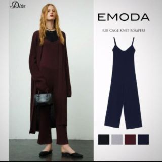 エモダ(EMODA)のEMODA ニットロンパース　オールインワン(オールインワン)