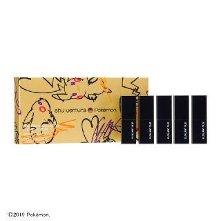 シュウウエムラ(shu uemura)のシュウウエムラ　ミニリップ　コフレ　ピカチュウ(リップグロス)