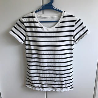 ユニクロ(UNIQLO)の美品 ユニクロ ボーダーTシャツ(Tシャツ(半袖/袖なし))