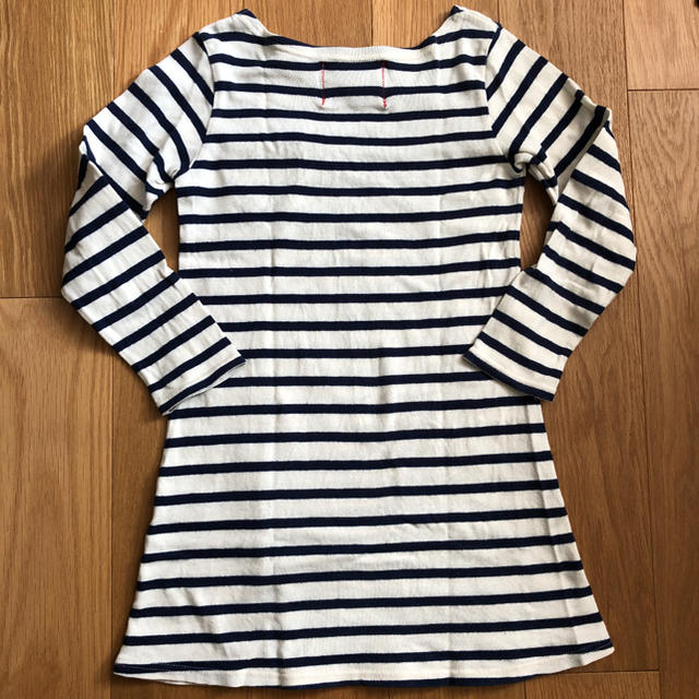 Lee(リー)のLee ボーダーワンピース 130 キッズ/ベビー/マタニティのキッズ服女の子用(90cm~)(ワンピース)の商品写真