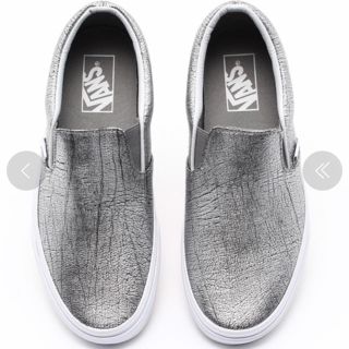 ヴァンズ(VANS)のVANS シルバー スリッポン(スリッポン/モカシン)