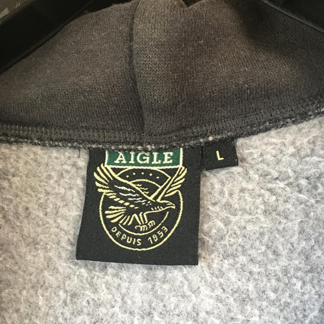 AIGLE(エーグル)のAIGLE 裏起毛パーカー メンズのトップス(パーカー)の商品写真