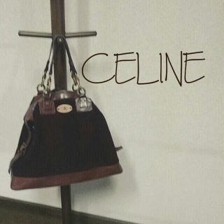 セリーヌ(celine)のCELINE コーデュロイバッグ(ボストンバッグ)