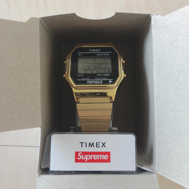 Supreme Timex® Digital Watch Gold