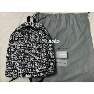 バレンシアガ(Balenciaga)の新品【 BALENCIAGA 】 ロゴ ウェーブ ウィール バックパック(バッグパック/リュック)