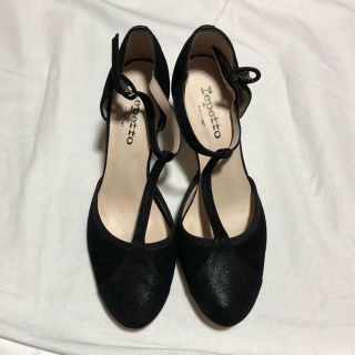 定番人気☆repetto T字ストラップパンプス38黒