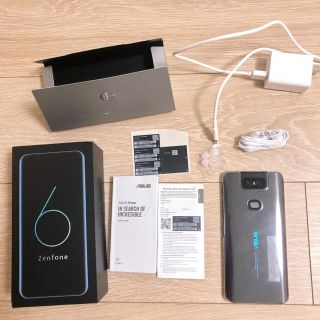 エイスース(ASUS)の(美品) ASUS Zenfone6 64GB(スマートフォン本体)