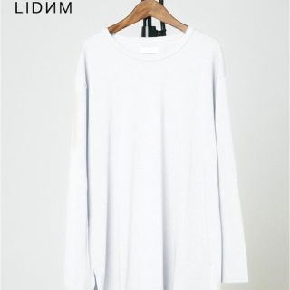 リドム lidnm  モダールレイヤードロンT ホワイト(Tシャツ/カットソー(七分/長袖))