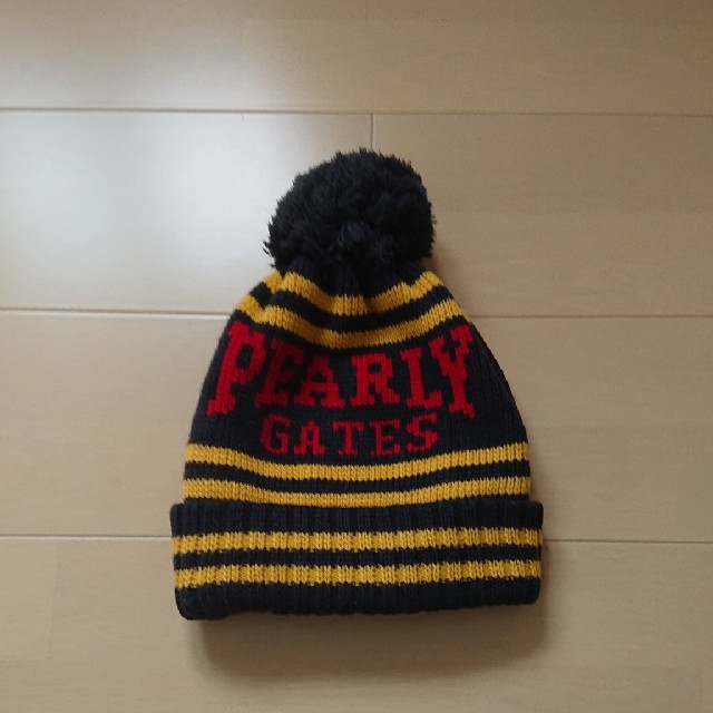 PEARLY GATES(パーリーゲイツ)の楽123様専用 パーリーゲイツ ニット帽 レディースの帽子(ニット帽/ビーニー)の商品写真