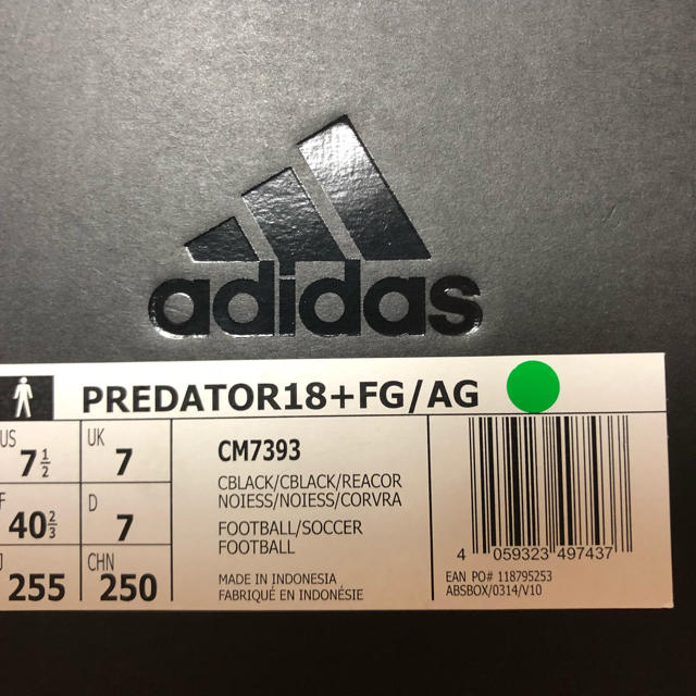 adidas(アディダス)の【アディダス】プレデター18+ FG/AG スポーツ/アウトドアのサッカー/フットサル(シューズ)の商品写真