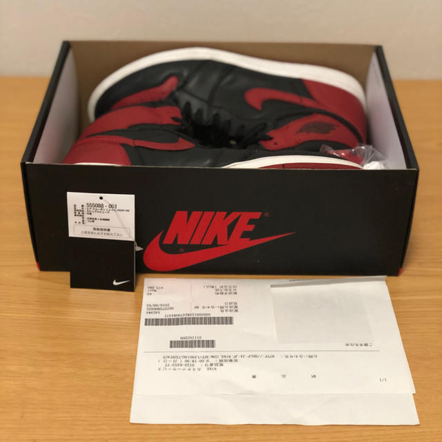 【最終値下げ】NIKE AIR JORDAN 1 RETRO OG BRED