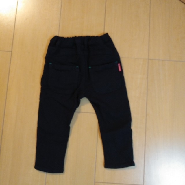mou jon jon(ムージョンジョン)の ムージョンジョン　ブラック　パンツ　サイズ80 キッズ/ベビー/マタニティのベビー服(~85cm)(パンツ)の商品写真