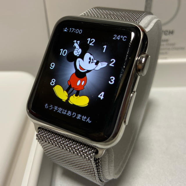 Apple Watch（第 1 世代）42mm ステンレス 純正ミラネーゼループ