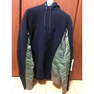 サカイ(sacai)の19aw sacai Sponge Sweat X Ma-1 Hoodie (パーカー)