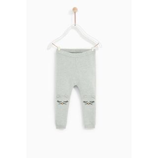 ザラ(ZARA)の美品 ZARABaby キャットフェイス付ニットレギンス 74㎝(パンツ)