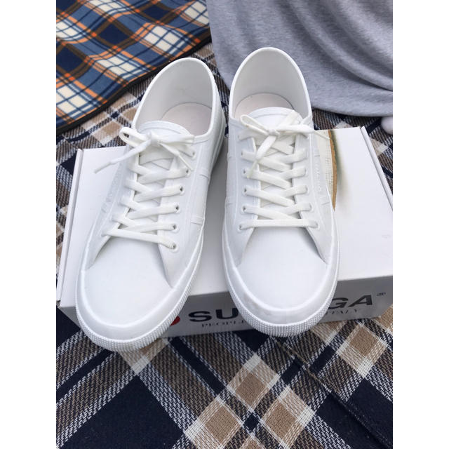 SUPERGA(スペルガ)のSUPERGA 白 レインシューズ 40  メンズの靴/シューズ(長靴/レインシューズ)の商品写真