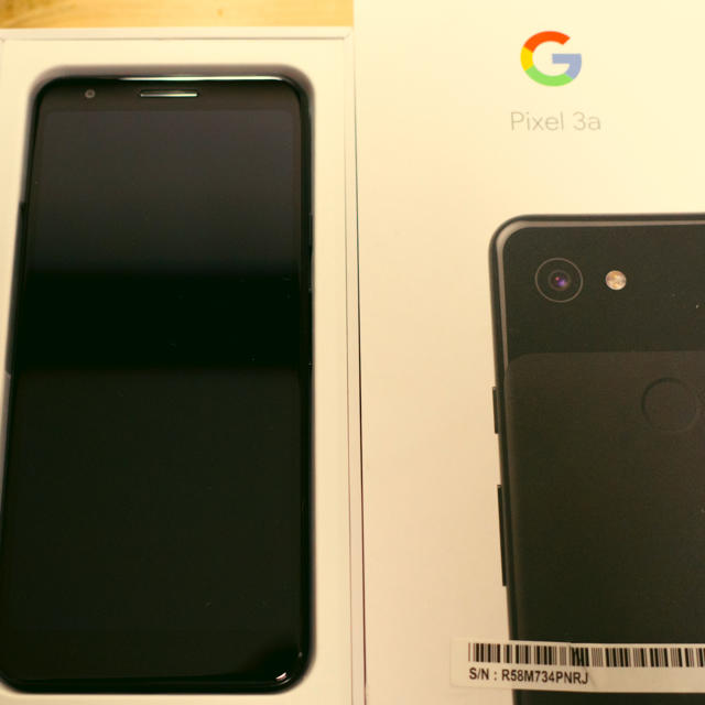 北米版　デュアルsim対応　64gb Google pixel 3a 新同品スマートフォン/携帯電話