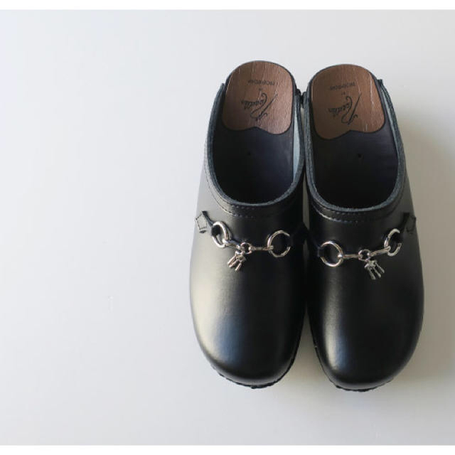 Swedish Clog - Plain Toe ／ Bit BLACK メンズの靴/シューズ(ドレス/ビジネス)の商品写真