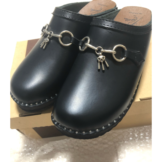 Swedish Clog - Plain Toe ／ Bit BLACK メンズの靴/シューズ(ドレス/ビジネス)の商品写真