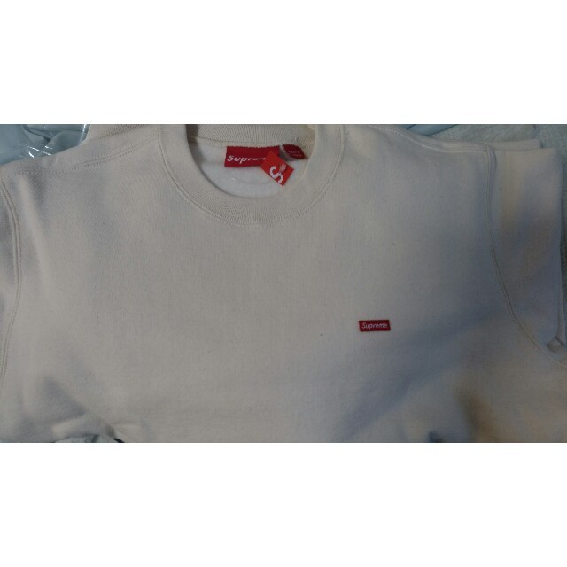 Supreme Small Box Crewneck Natural M