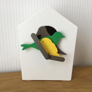 イケア(IKEA)の【IKEA】時計　小鳥モチーフ(掛時計/柱時計)