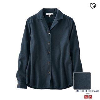 ユニクロ(UNIQLO)のUNIQLOイネス　フランネルオープンカラーシャツ(シャツ/ブラウス(長袖/七分))