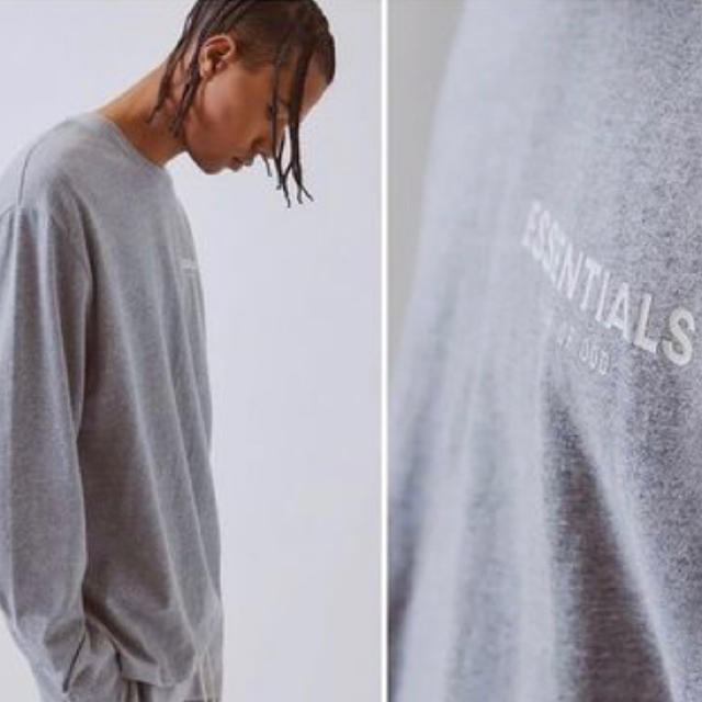 essentials logo long sleeve  ロンT