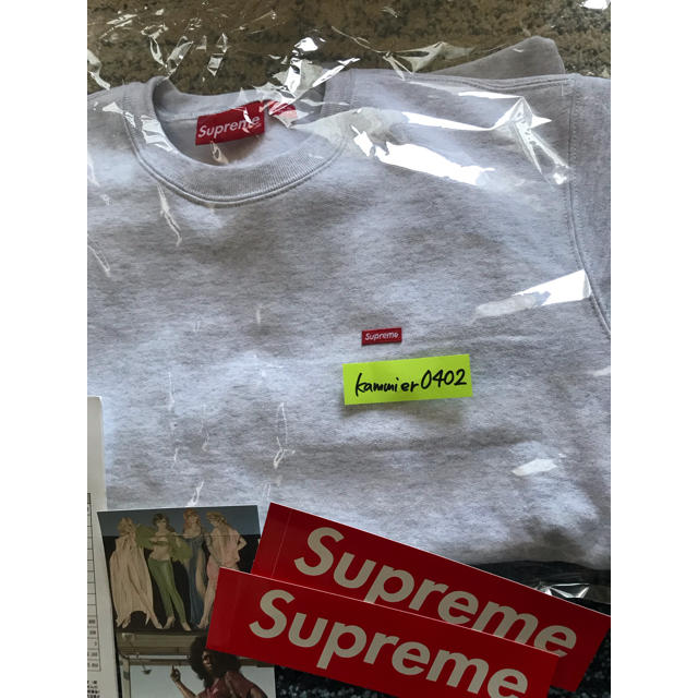 【19fw】Supreme Small Box Logo Crewneck