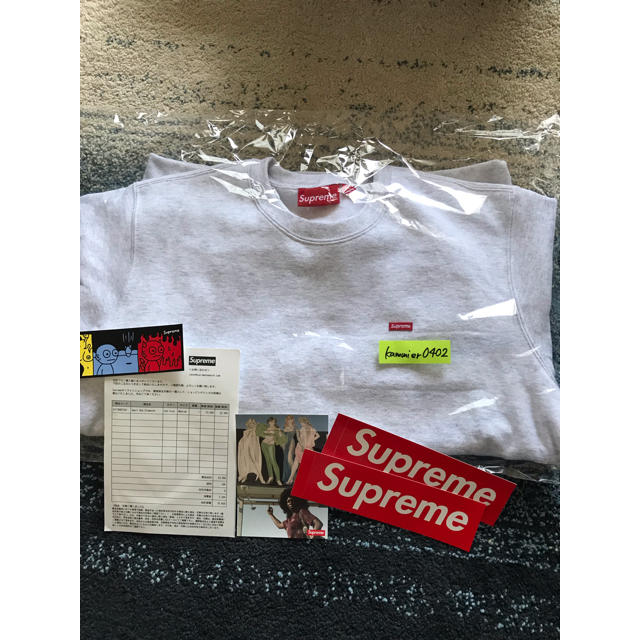 【19fw】Supreme Small Box Logo Crewneck